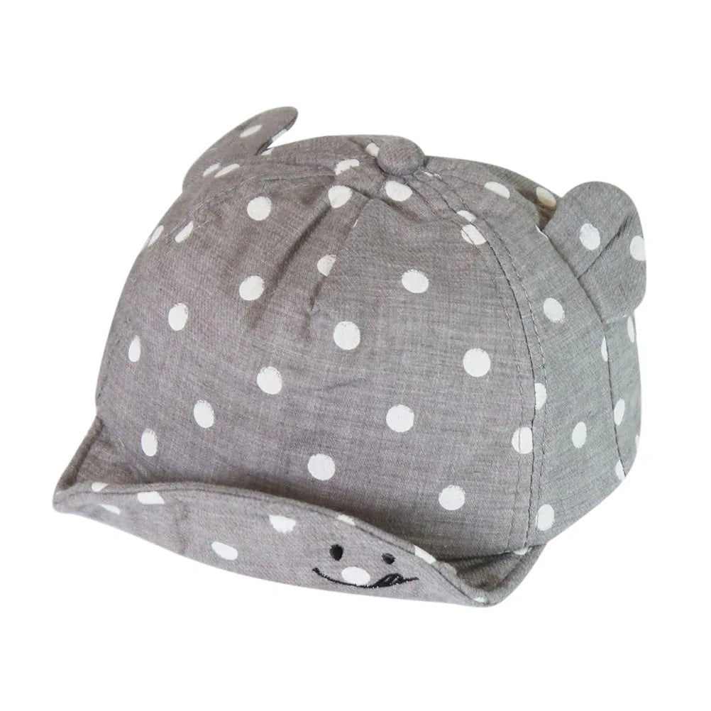 Toddler Sun Hat with Cute Dots