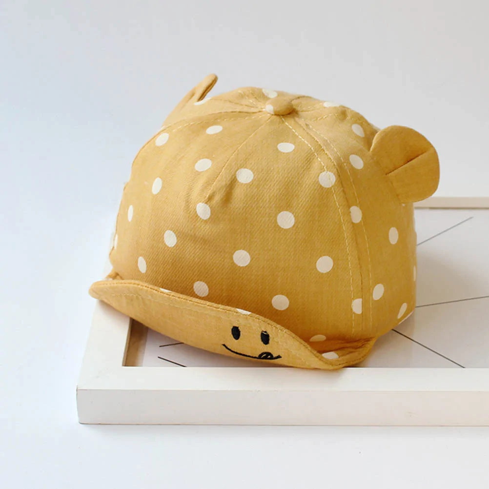 Toddler Sun Hat with Cute Dots