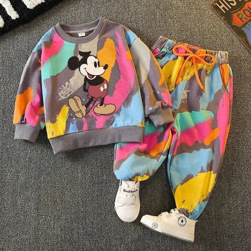 Mickey Mouse Colorful Outfit Set For Toddlers