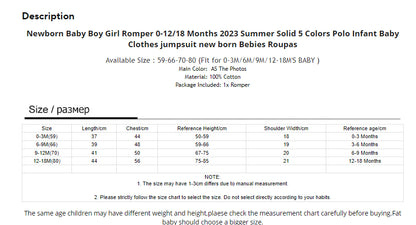 Newborn Baby Boy Romper