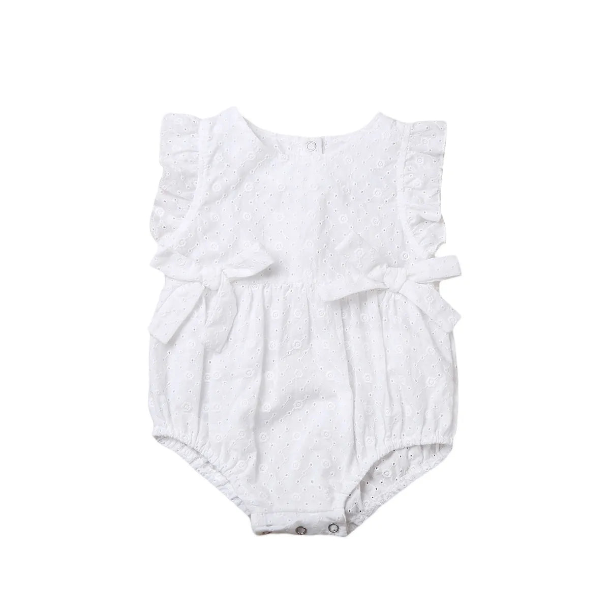 Summer Flower Baby Girls Ruffles Romper