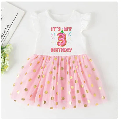 Birthday Girl Short Sleeve Dress